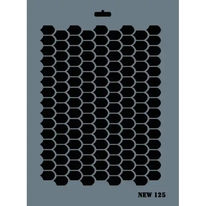 Rich New Seri N-125 Stencil 35x25 cm