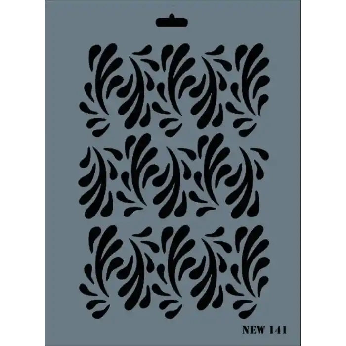 Rich New Seri N-141 Stencil 35x25 cm