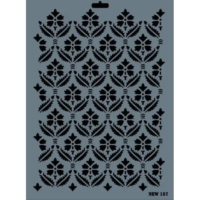 Rich New Seri N-157 Stencil 35x25 cm