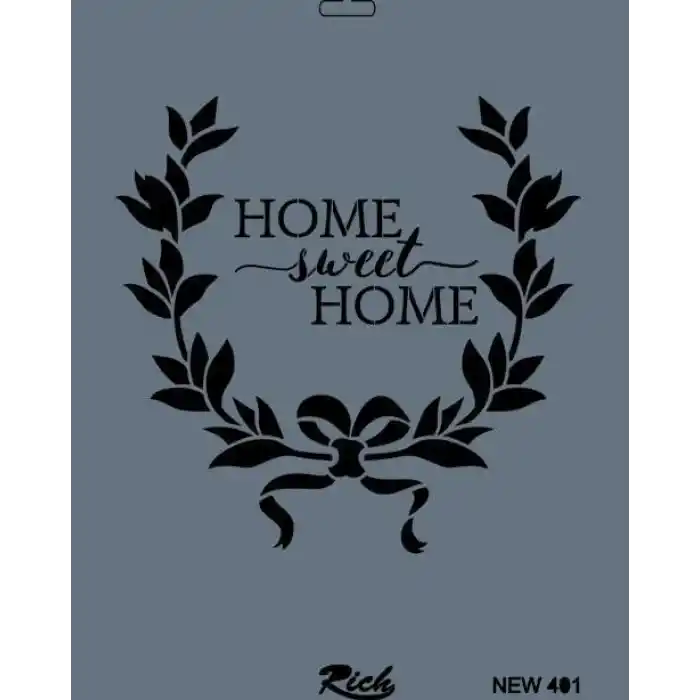 Rich New Seri N-401 Stencil 35x25 cm