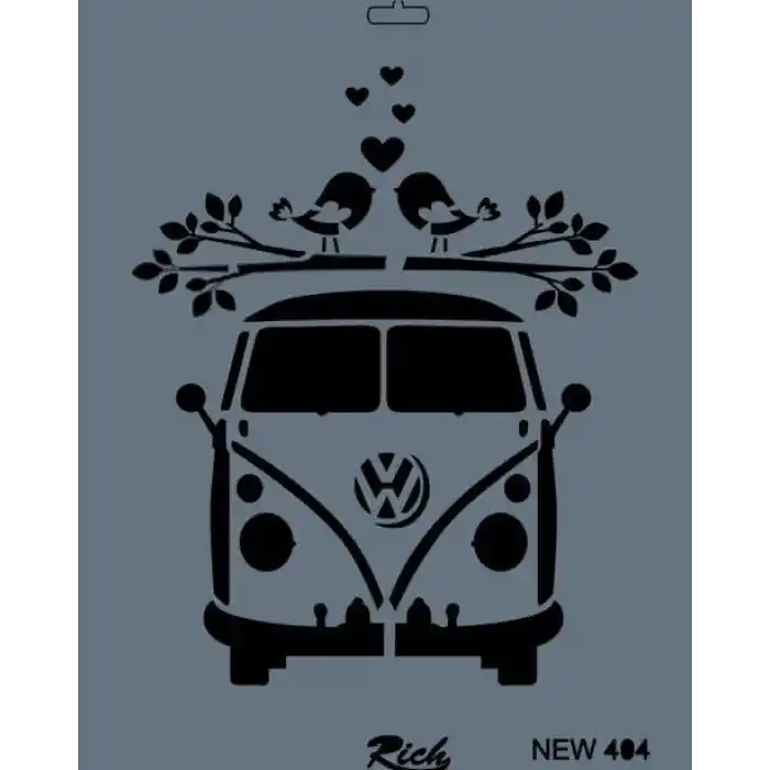 Rich New Seri N-404 Stencil 35x25 cm