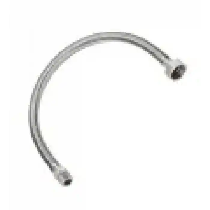 SARIBEY - 3/8 - 1/2 30 CM PASLANMAZ FLEX NİPELLİ HORTUM