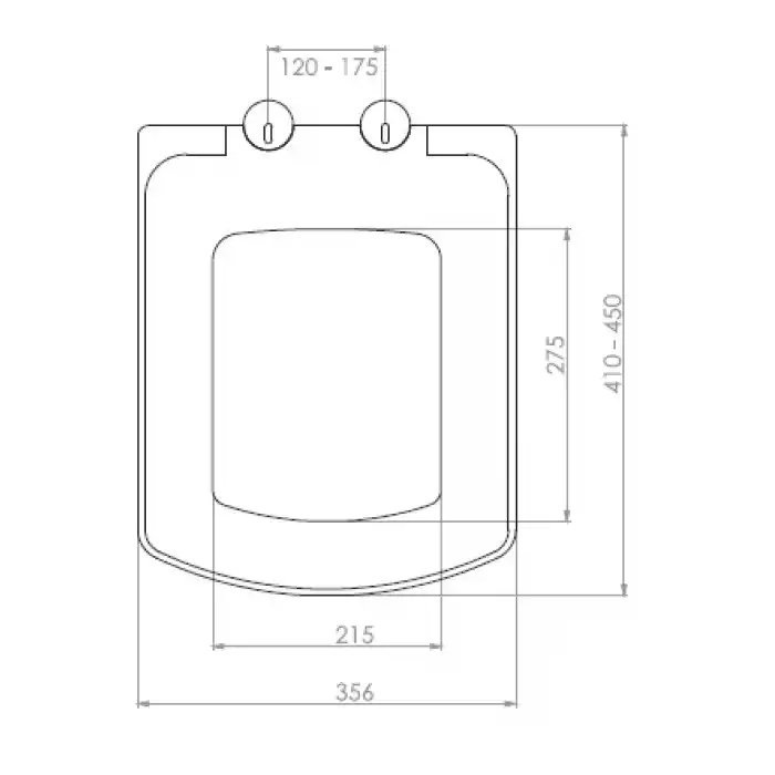 NKP - SEDEF KLOZET KAPAĞI (YAVAŞ KAPANAN - ÜSTTEN SIKMALI)