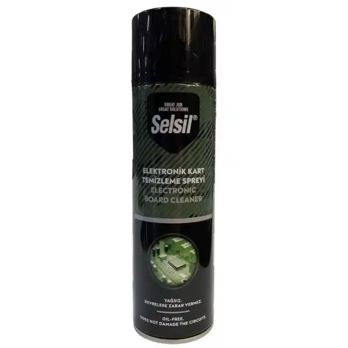Selsil Elektronik Kart Temizleyici Sprey 500 ml Yağsız