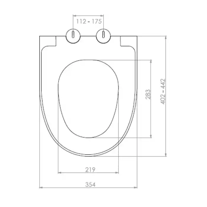 NKP - STYLE KLOZET KAPAĞI (YAVAŞ KAPANAN - METAL MENTEŞE TAKIMI - ÜSTTEN SIKMALI)