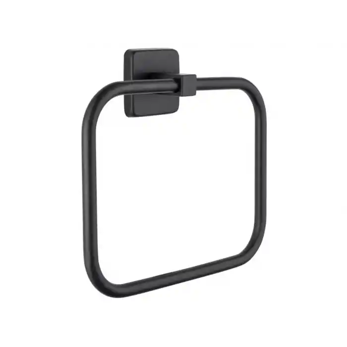 TEMA - KARE YUVARLAK HAVLULUK (MAT SİYAH)