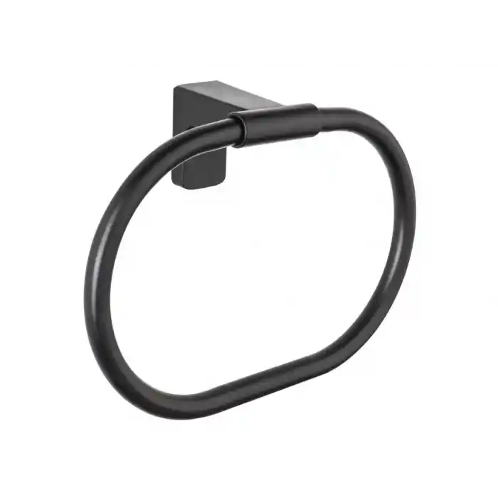 TEMA - PREMİUM YUVARLAK HAVLULUK (SİYAH)