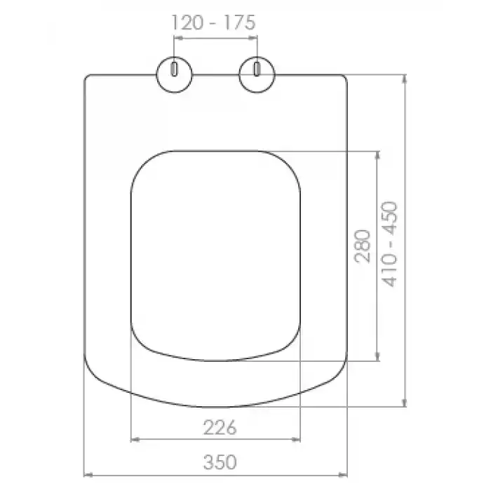 NKP - ZÜMRÜT KLOZET KAPAĞI (YAVAŞ KAPANAN - ÜSTTEN SIKMALI)