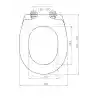 NKP - ABS AKDENİZ KLOZET KAPAĞI (ÖZEL MENTEŞE GRUBU - ALTTAN SIKMALI)