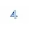Cemax Villa Boy 4 Rakamı 8,5 cm Yapışkanlı