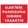 Elektrik Panosu Levhası 25x35 KOD:1118