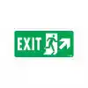 Exit Sağ Yukarı Uyarı Levhası 17,5x25 KOD:959