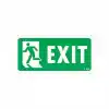 Exit Sol Uyarı Levhası 17,5x25 KOD:950