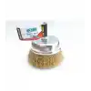 Hawk HA10149 Pimli Sarı Tel Çanak Fırça 75 mm