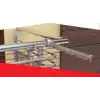 Koral Sabit Alüminyum Balkon Çamaşır Kurutmal Askılığı