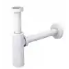 MOON AYARLANABİLİR SİFON - MAT BEYAZ - ABS (MAX. 250 mm)