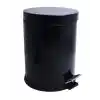 Onno Siyah Pedallı Çöp Kovası 5 Lt