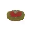 Partner 03033 M14 Vidalı  Sarı Telli Fırça 125 mm