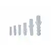Plastik Dubel Beyaz 8 mm ( 100 Adet )