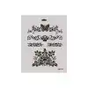 Rich New Seri N-107 Stencil 35x25 cm