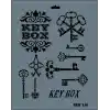 Rich New Seri N-110 Stencil 35x25 cm
