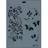 Rich New Seri N-117 Stencil 35x25 cm