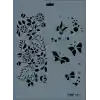Rich New Seri N-117 Stencil 35x25 cm