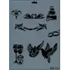 Rich New Seri N-129 Stencil 35x25 cm