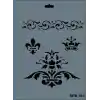 Rich New Seri N-134 Stencil 35x25 cm