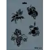 Rich New Seri N-142 Stencil 35x25 cm