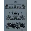 Rich New Seri N-143 Stencil 35x25 cm