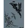 Rich New Seri N-146 Stencil 35x25 cm