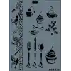 Rich New Seri N-149 Stencil 35x25 cm