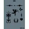 Rich New Seri N-192 Stencil 35x25 cm