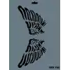 Rich New Seri N-196 Stencil 35x25 cm