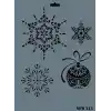 Rich New Seri N-212 Stencil 35x25 cm