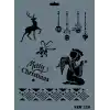 Rich New Seri N-220 Stencil 35x25 cm