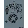 Rich New Seri N-223 Stencil 35x25 cm