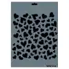 Rich New Seri N-254 Stencil 35x25 cm