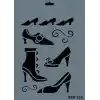 Rich New Seri N-258 Stencil 35x25 cm
