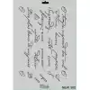 Rich New Seri N-302 Stencil 35x25 cm