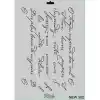 Rich New Seri N-302 Stencil 35x25 cm