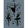 Rich New Seri N-312 Stencil 35x25 cm