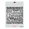 Rich New Seri N-326 Stencil 35x25 cm