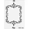 Rich New Seri N-342 Stencil 35x25 cm