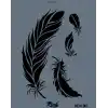 Rich New Seri N-387 Stencil 35x25 cm