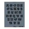 Rich New Seri N-465 Stencil 35x25 cm