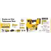 Sgs 5165 Akülü Zımba ve Çivi Çakma Tabanca Makinası 20 Volt
