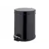 TEMA - PEDALLI ÇÖP KOVASI 5 LT (MAT SİYAH - 430 KALİTE )
