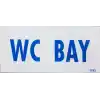 Wc Bay Uyarı Levhası 12,5x25 KOD: DEK 1783
